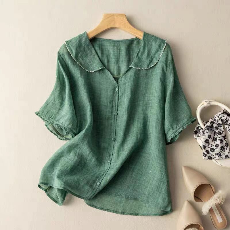 Blusa Adele in lino