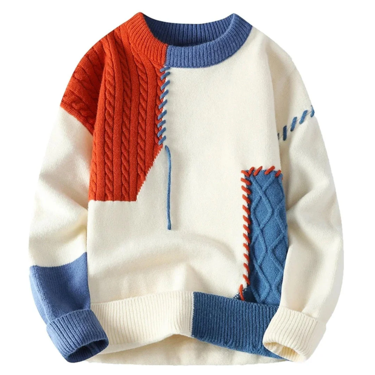Le Clair | Pull en patchwork