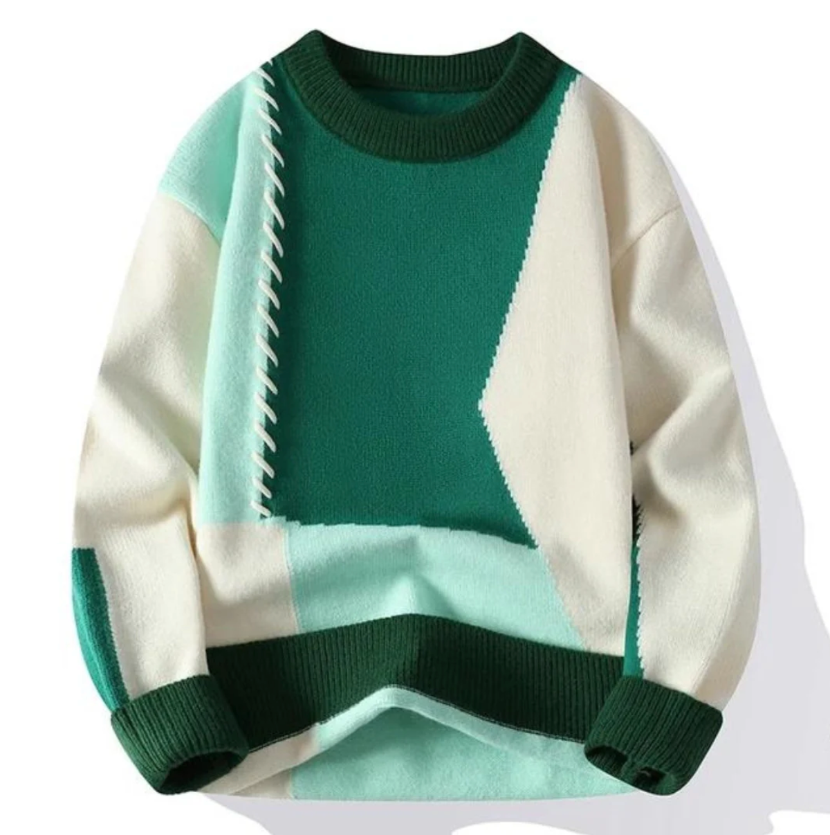 Le Clair | Pull en patchwork