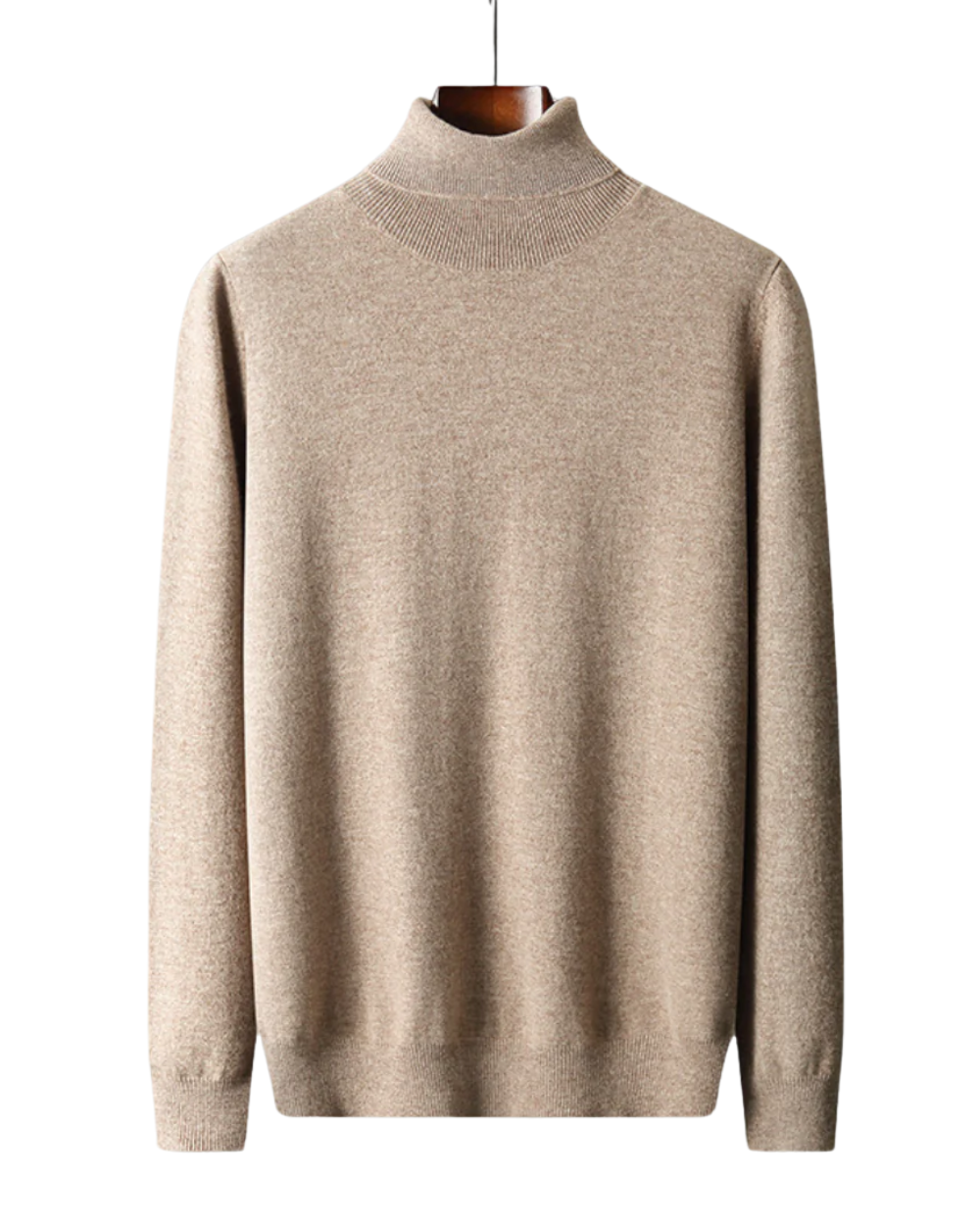 Maglione a collo alto in lana merino Cagliari