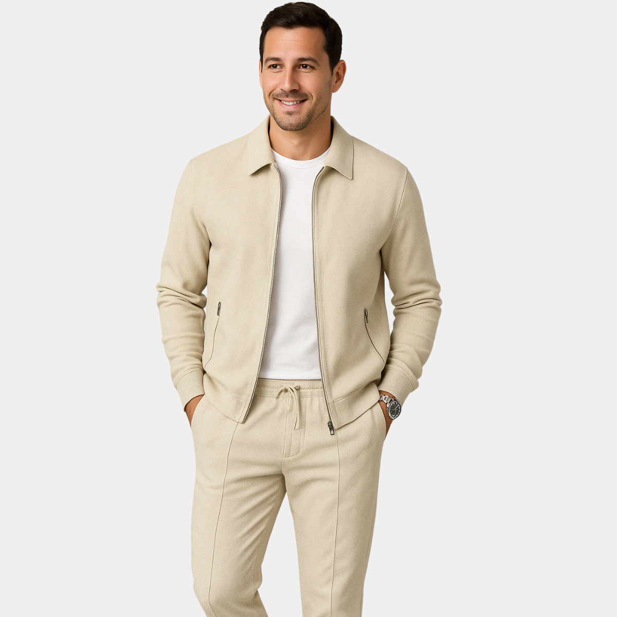 DARIO | Gilet completo da uomo con zip
