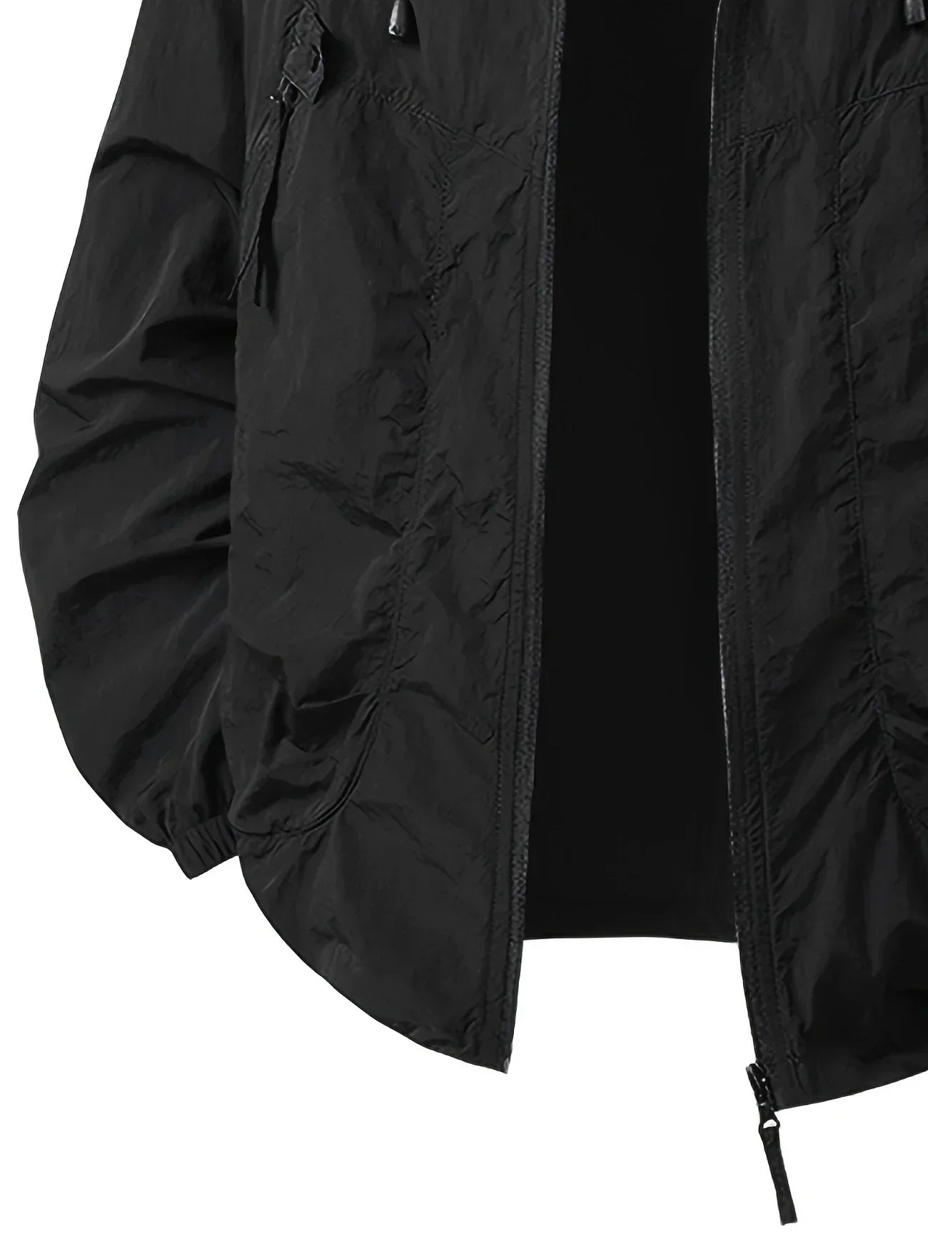 Carter - Veste coupe-vent imperméable pour extérieur avec capuche ajustable