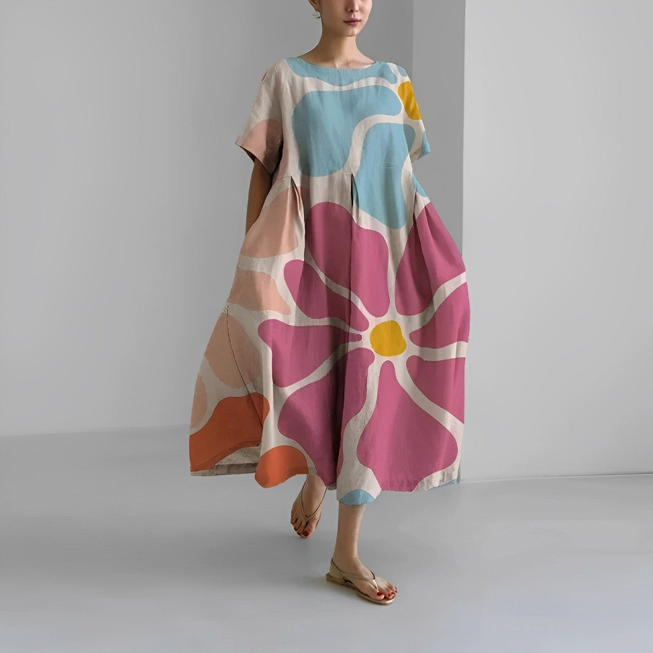 Amelia - Abito floreale bohemien