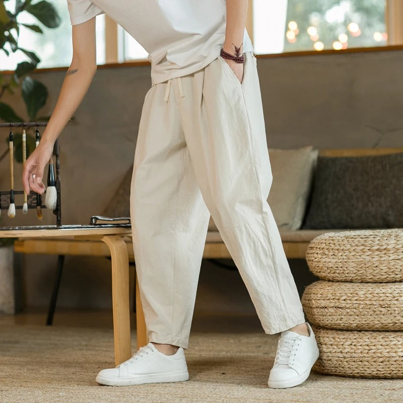 Filippo – Pantaloni estivi in lino