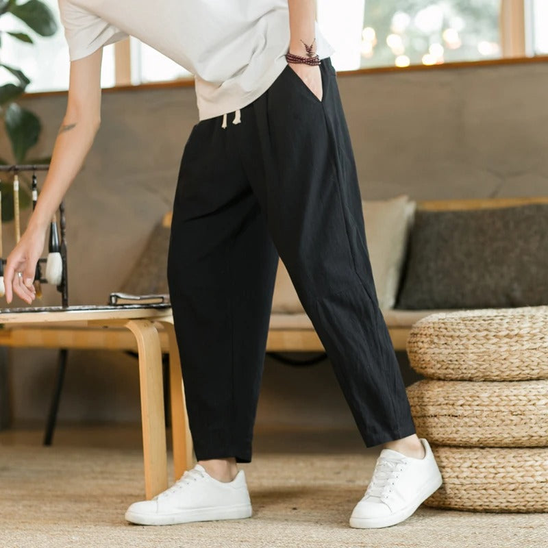 Filippo – Pantaloni estivi in lino